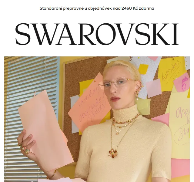 Swarovski: Šperky a doplňky pro den i večer – červen 2026 | Nuslet.cz