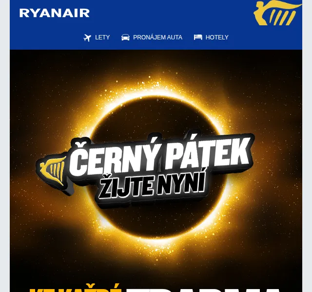 Ryanair: Letenky a služby v akci – červen 2026 | Nuslet.cz