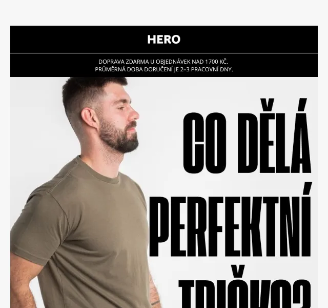 HERO: Trička se slevou 50 % – květen 2026 | Nuslet.cz