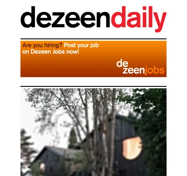 Dezeen Daily: Nová architektura a design – červen 2026 | Nuslet.cz