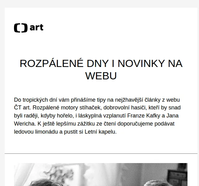 ČT art: Rozpálené dny s tipy na články – červen 2026 | Nuslet.cz
