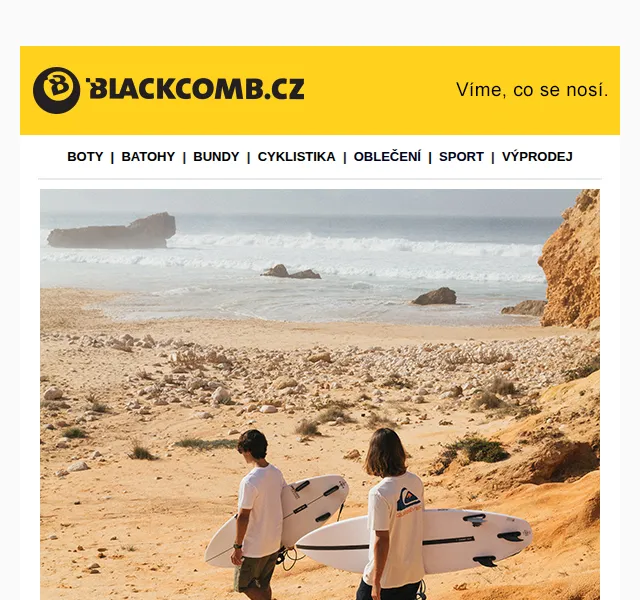 Blackcomb.cz: Slevy až 60 % na šaty, trička a kraťasy – červen 2026 | Nuslet.cz