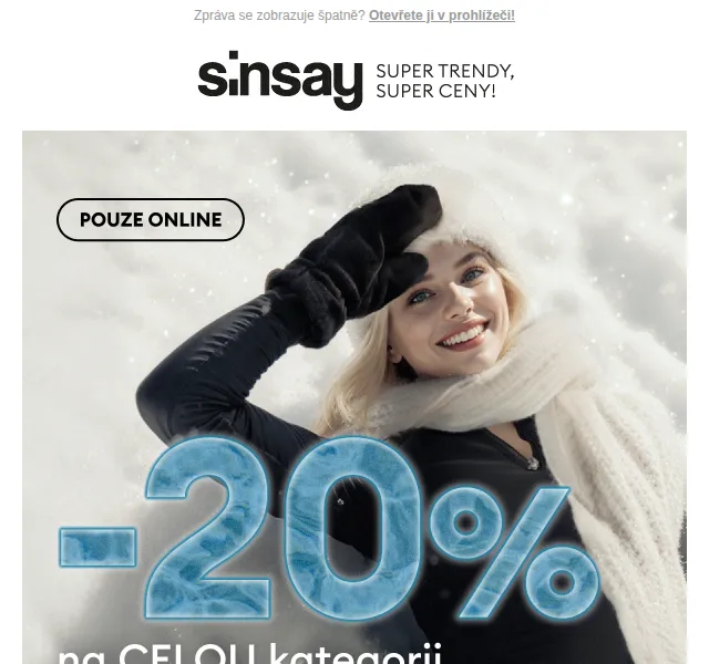 Sinsay: Sleva na módní kolekci – duben 2026 | Nuslet.cz