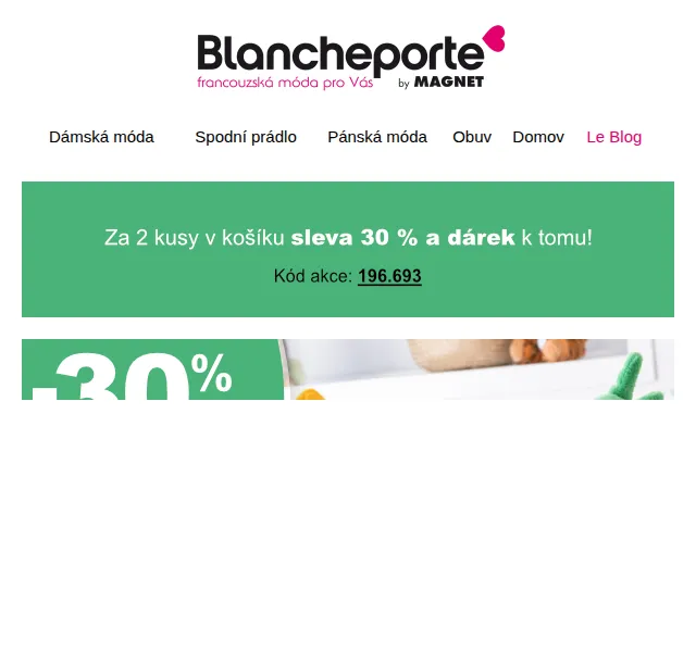 Blancheporte: Maxi plyšový lenochod zdarma + dětské froté od 299 Kč – červen 2026 | Nuslet.cz