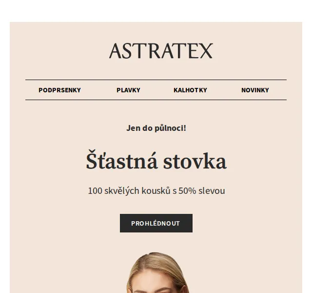 Astratex: 50% SLEVA na vybrané kousky a doprava zdarma – červen 2026 | Nuslet.cz