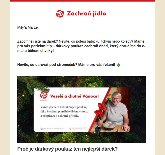 Zachraň jídlo: Dárkový poukaz – červen 2026 | Nuslet.cz