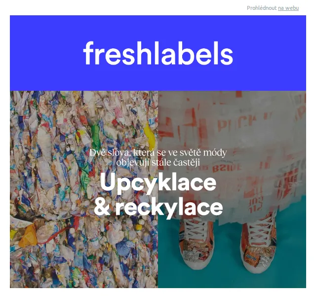 Freshlabels: Recyklace, upcyklace a slevy až 60 % na Patagonii, Dickies a Carhartt WIP – červen 2026 | Nuslet.cz