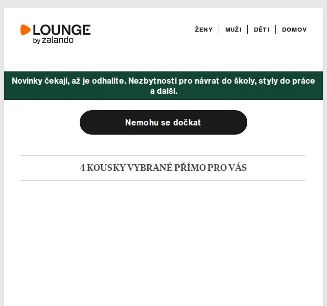 Lounge by Zalando: slevy až 83 % na Bershka, ECCO aj. – červenec 2026 | Nuslet.cz