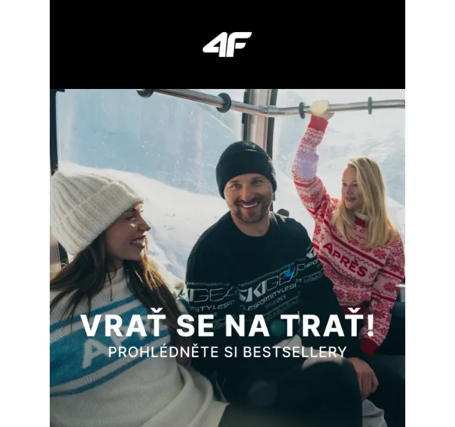 4Fstore: Bestsellery na podzim 2026 – červen 2026 | Nuslet.cz
