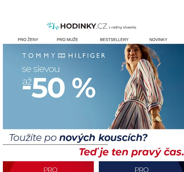 Hodinky.cz: Sleva až 50 % na Tommy Hilfiger – červen 2026 | Nuslet.cz
