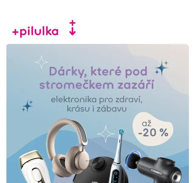 Pilulka.cz: Dárky s elektronikou se slevou až 20 % – červen 2026 | Nuslet.cz