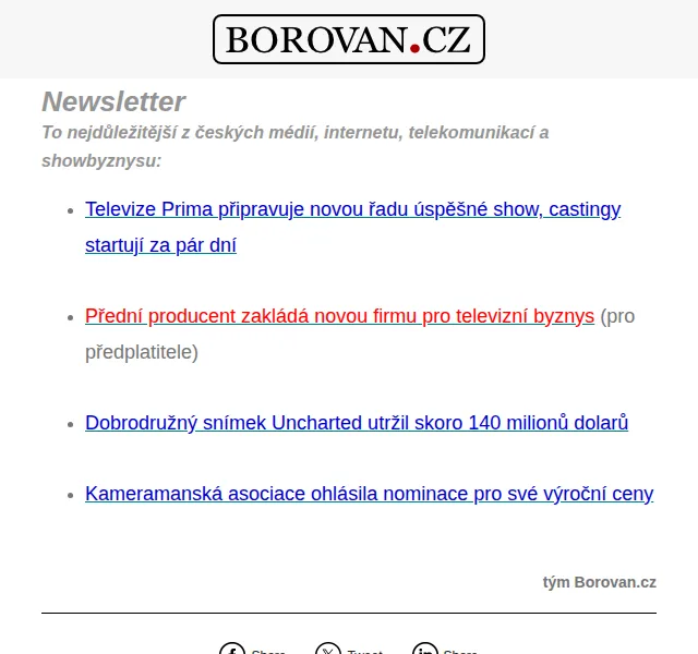 Aleš Borovan: Nové informace z médií – červen 2026 | Nuslet.cz