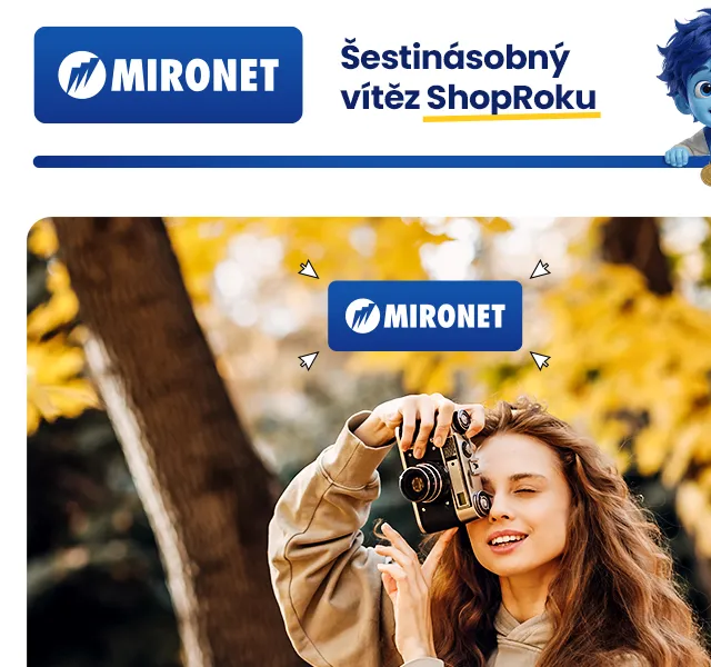 Mironet: Fotoaparáty a příslušenství na podzim 2026