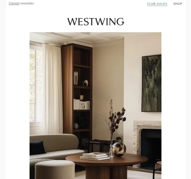 Westwing: Bestsellery ze dřeva až do -60 % – červen 2026 | Nuslet.cz