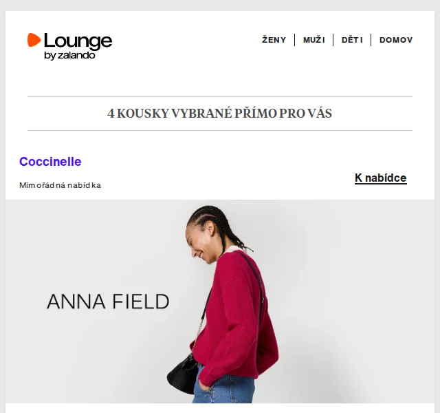 Lounge by Zalando: Coccinelle, Anna Field, Kennel + Schmenger – až 80 % sleva – červen 2026 | Nuslet.cz