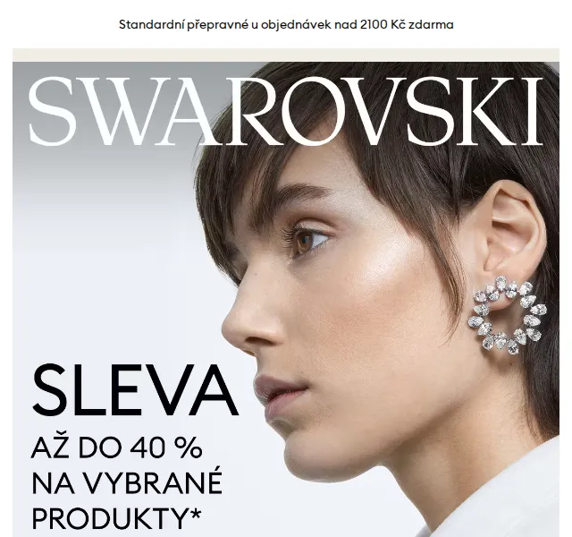 Swarovski: Slevy až 40 % na šperky – červenec 2026 | Nuslet.cz