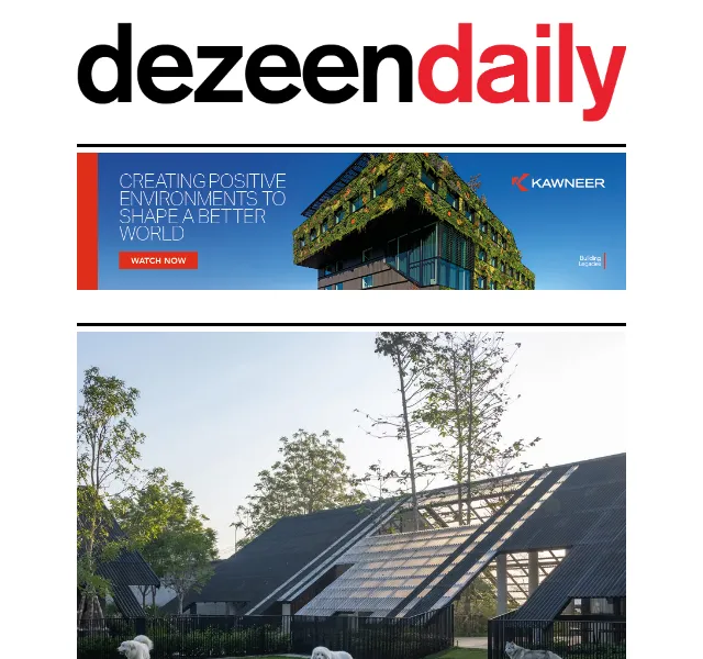 Dezeen Daily: Novinky z architektury a designu – červen 2026 | Nuslet.cz