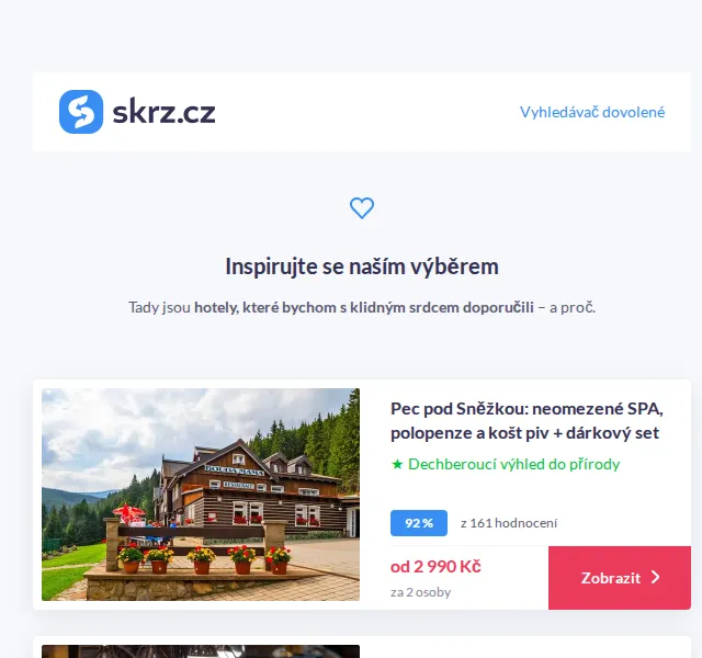 Skrz.cz: hotely s wellness a SPA – červen 2026 | Nuslet.cz