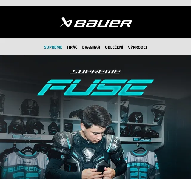 Bauer Hockey Česko: SUPREME FUSE nová řada – květen 2026