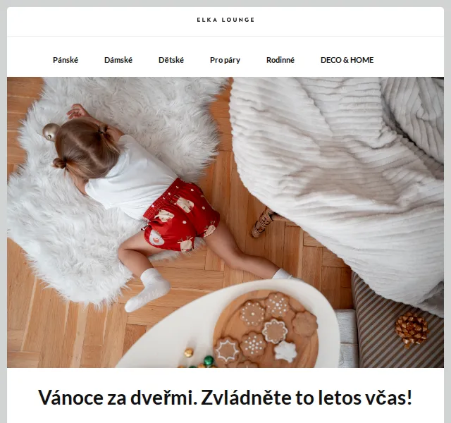 ELKA LOUNGE: Vánoční dárky ze spodního prádla – prosinec 2026 | Nuslet.cz