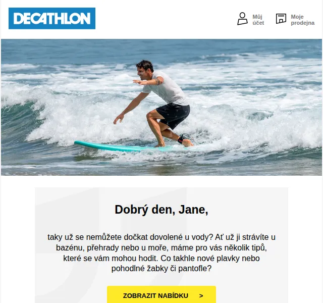 DECATHLON: Letní výbava k vodě – červen 2026 | Nuslet.cz