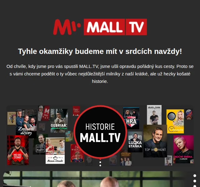 MALL TV: milníky historie – červen 2026 | Nuslet.cz