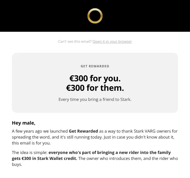 Stark Insights: Get Rewarded – €300 za referral – květen 2026