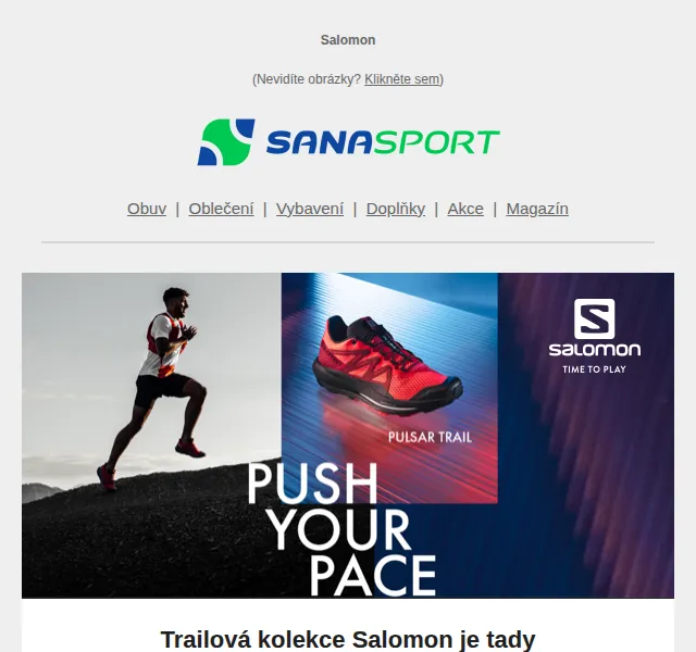 Sanasport: Nová trailová kolekce Salomon – červen 2026 | Nuslet.cz