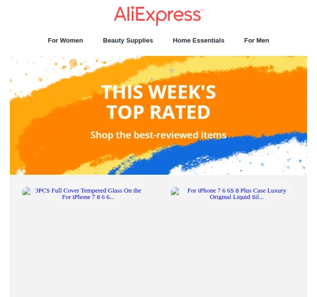 AliExpress: Top hodnocené produkty – červen 2026 | Nuslet.cz