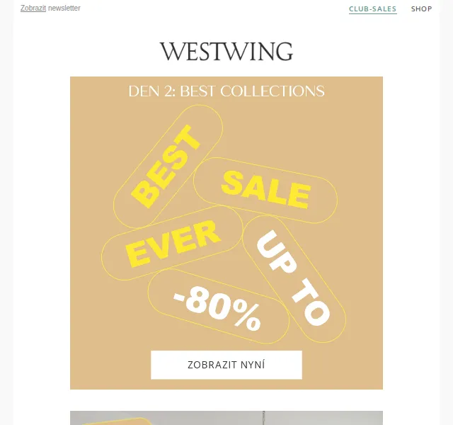 Westwing: Nábytek a dekorace až -80 % – červen 2026 | Nuslet.cz