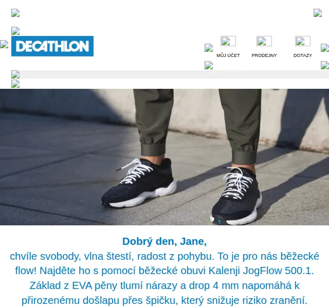 DECATHLON: Boty Kalenji JogFlow 500.1 od 849 Kč – červen 2026 | Nuslet.cz