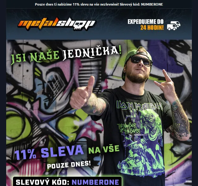 METALSHOP: 11% sleva na vše – červen 2026 | Nuslet.cz
