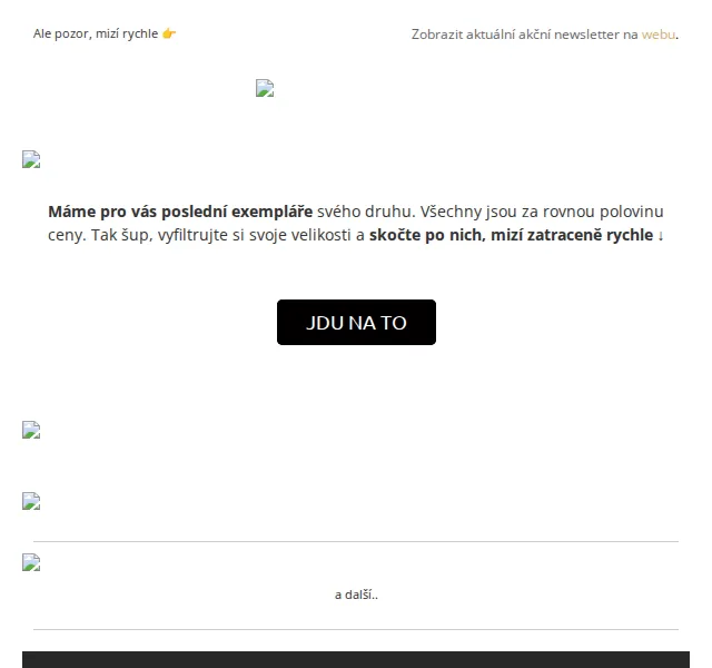 UrbanStore: Poslední kusy za půlku – červen 2026 | Nuslet.cz