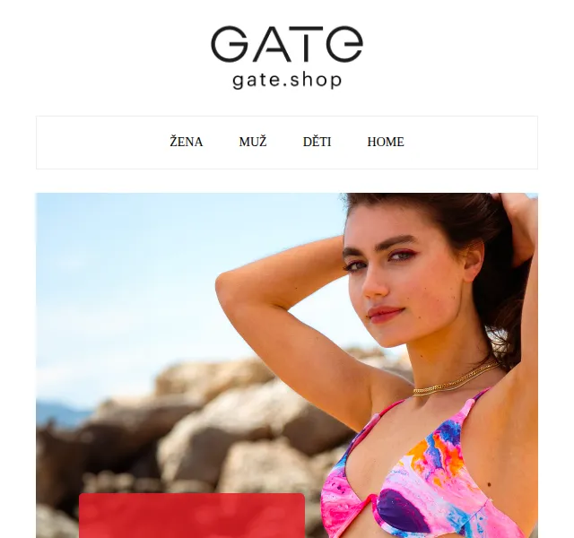 gate.shop letní výprodej: šortky, plavky a doplňky – červen 2026 | Nuslet.cz