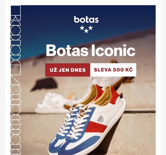 Vasky: Botas Iconic o 500 Kč levněji – červen 2026 | Nuslet.cz