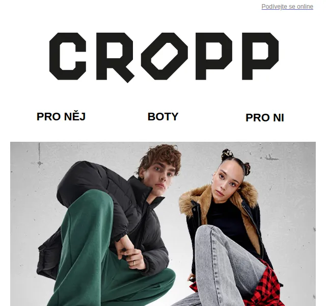 Cropp: Zimní doplňky a boty – červen 2026 | Nuslet.cz