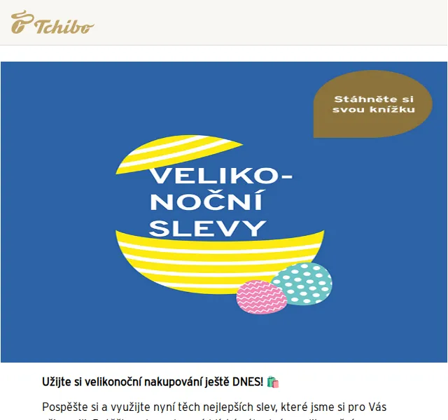 Tchibo: Velikonoční slevy až 50 % – duben 2026 | Nuslet.cz