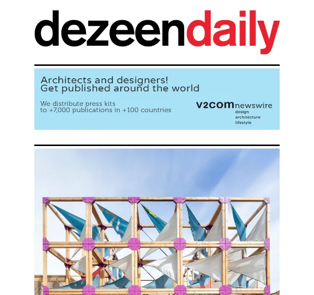 Dezeen Daily: Designové lahve a architektura – červenec 2026 | Nuslet.cz
