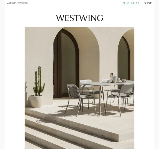 Westwing: blomus exteriér a interiér – červen 2026 | Nuslet.cz