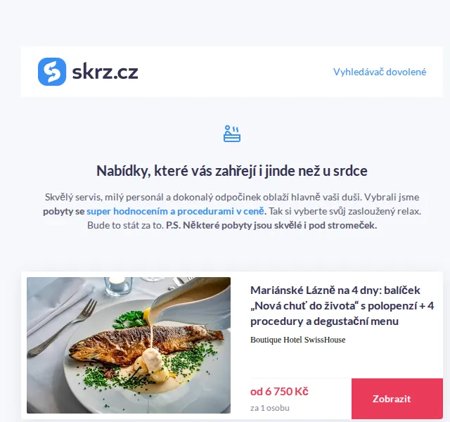 Vánoce na Skrz: Pobytové balíčky od 4 990 Kč – červen 2026 | Nuslet.cz