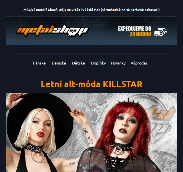 METALSHOP: TOP letní novinky Killstar, Metallica, Kreator – červen 2026 | Nuslet.cz