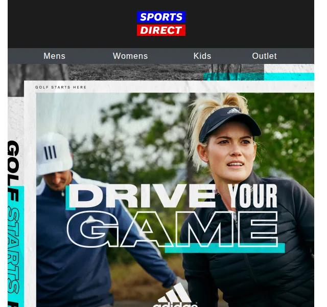 Sportsdirect: adidas Golf se slevami až 37 % – červen 2026 | Nuslet.cz