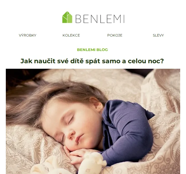 Benlemi: Dětské postýlky a postele – sleva 7 % – červen 2026 | Nuslet.cz
