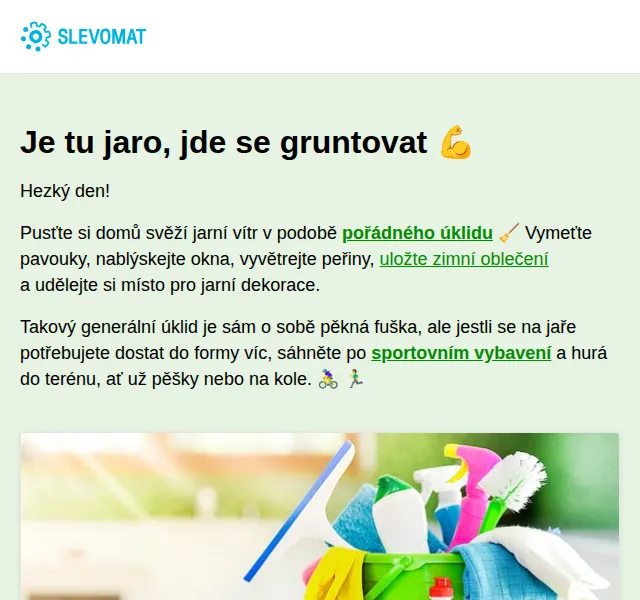 Slevomat: Jarní úklid se slevami až 76 % – červen 2026 | Nuslet.cz