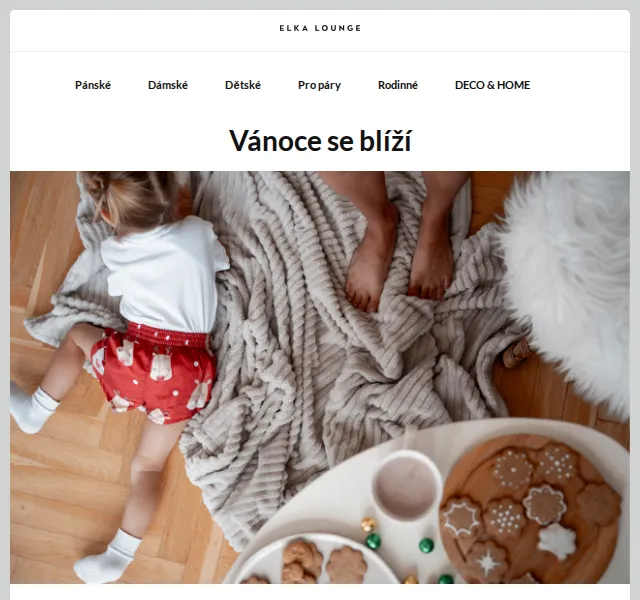 ELKA LOUNGE: Vánoční kolekce trenýrek – červen 2026 | Nuslet.cz