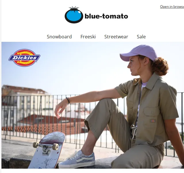 BLUE TOMATO: Dickies Skate Streetwear – červen 2026 | Nuslet.cz