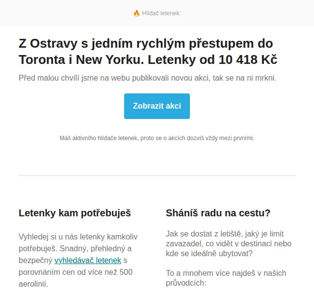 Cestujlevne.com: Letenky z Ostravy do Toronta i New Yorku od 10 418 Kč – červen 2026 | Nuslet.cz