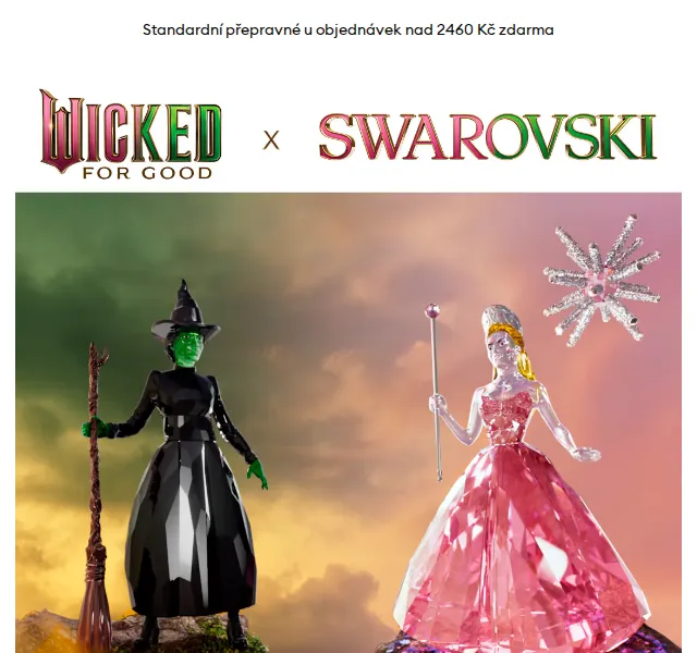 Swarovski: limitovaná kolekce Wicked x Swarovski – červen 2026 | Nuslet.cz