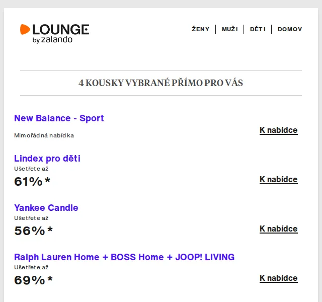 Lounge by Zalando: New Balance, Lindex & Yankee Candle – červen 2026 | Nuslet.cz