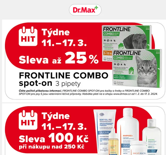 Dr.Max E-shop: SLEVA 100 Kč při nákupu nad 1200 Kč – červen 2026 | Nuslet.cz
